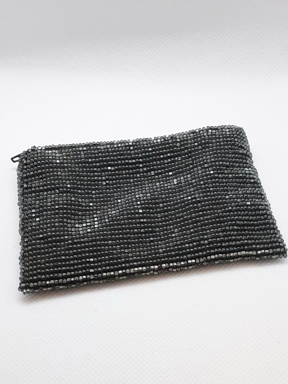 NEW handmade zippered glass beaded purse for lipstick, keys, change - Picture 9 of 9